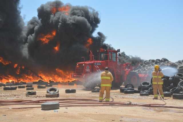 السيطرة على حريق محدود لخط الفحم بالكويت وإيقاف التصدير مؤقتًا لتأمين الموقع