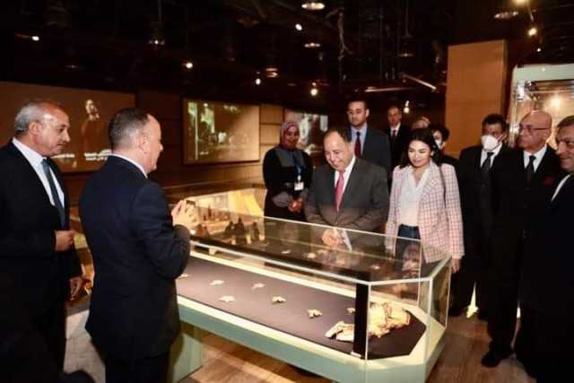افتتاح قاعة النسيج المصري بالمتحف القومي للحضارة المصرية