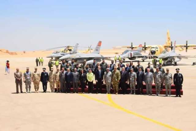 المتحدث العسكرى : القوات الجوية تحتفل بمرور ”40” عاماً على هبوط أول طائرة ” F16 ” بجمهورية مصر العربية